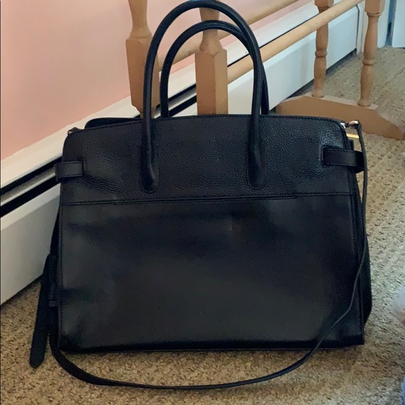 Cuyana Black Leather Work Satchel - Picture 6 of 8